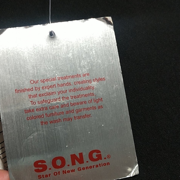 NWT S.O.N.G. Black Straight Leg Maternity Pants - Picture 8 of 10